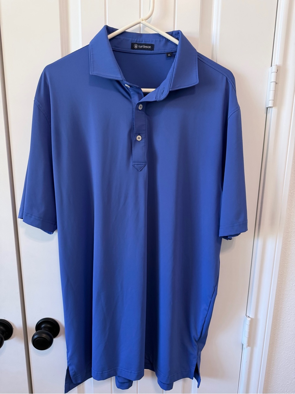 Turtleson Men’s XL Blue Performance Golf Polo